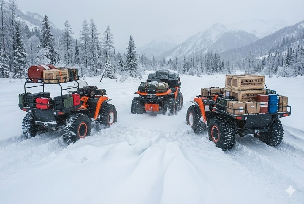 Доставка грузов: туда, где пасуют вертолеты и вязнут Уралы