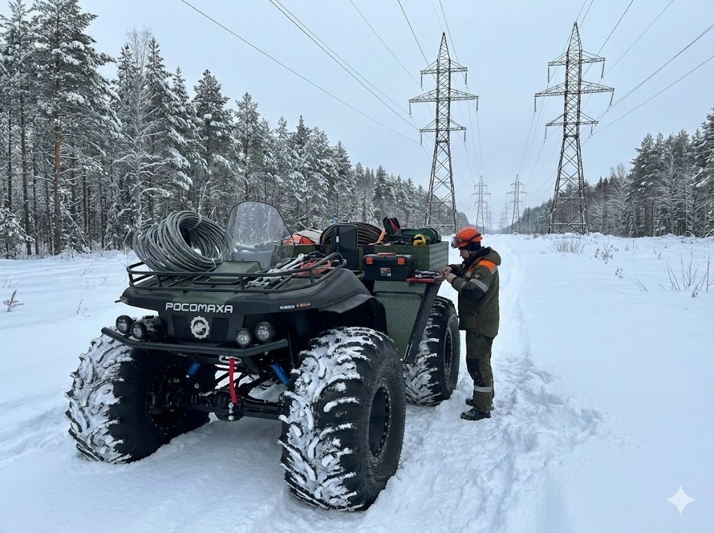 Ремонтные работы в поле