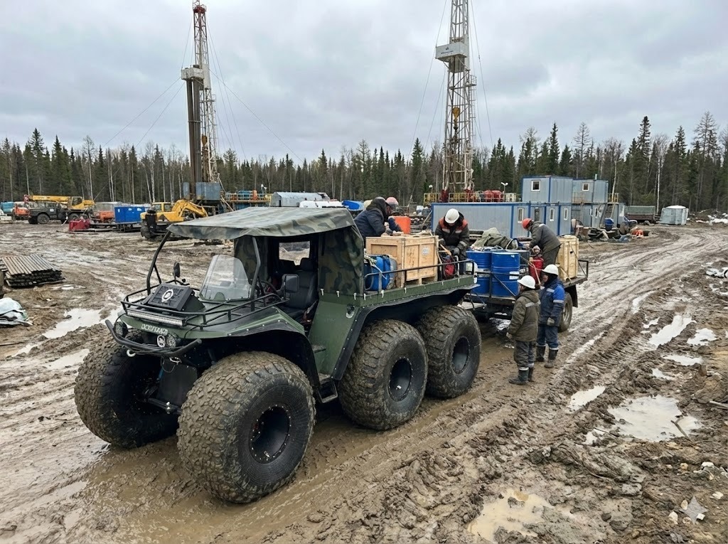 Снабжение удаленных буровых