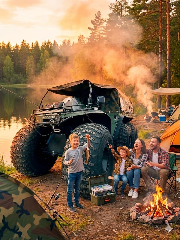 Семейный выезд на природу