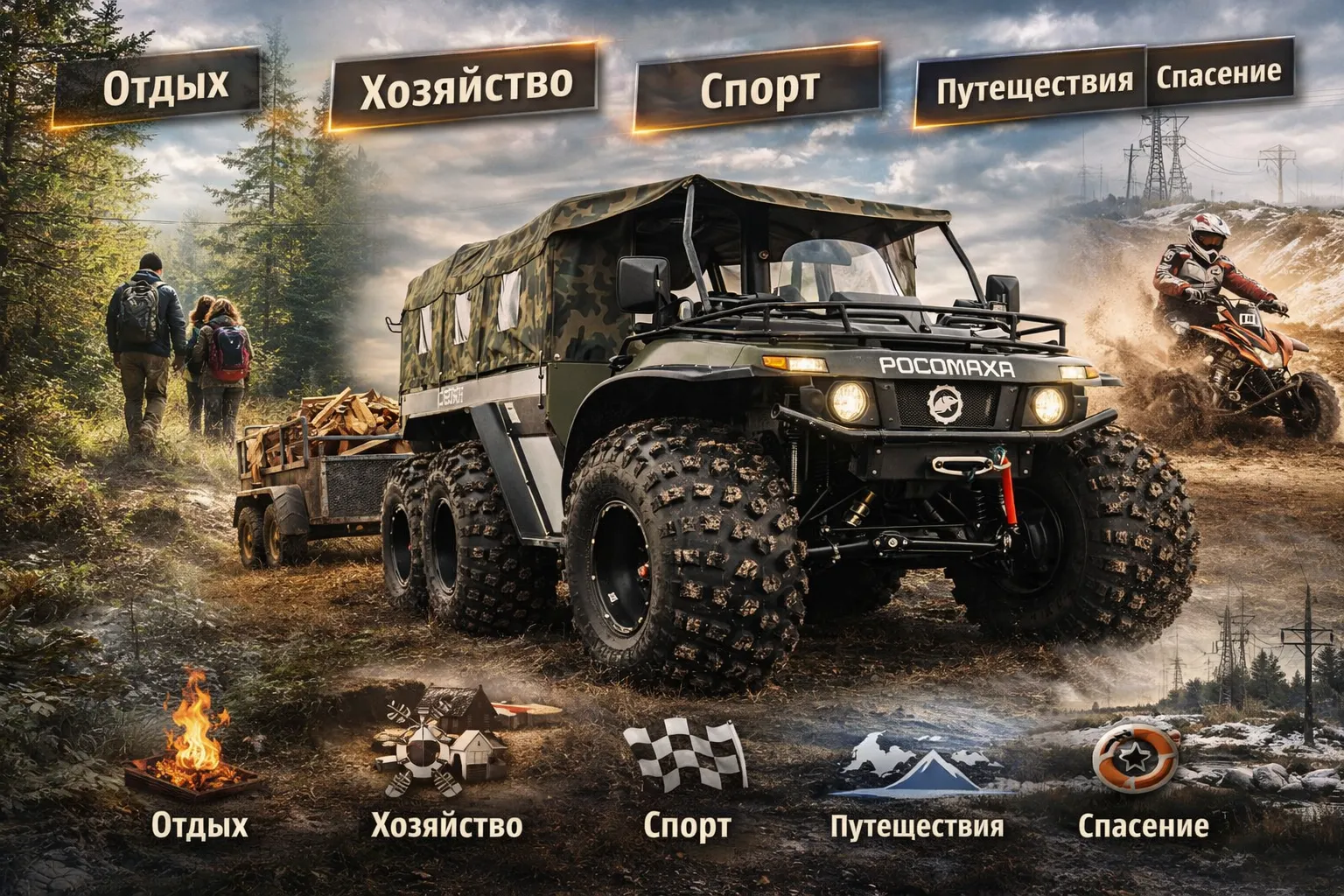 Определение целей использования: для чего нужен квадроцикл вездеход?