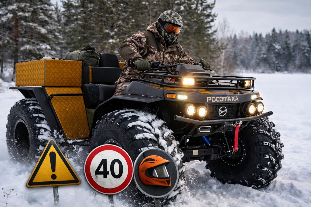 Правила безопасности: как управлять квадроциклом безопасно